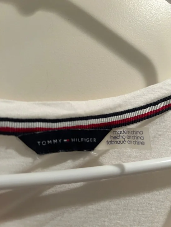 Tommy Hilfiger White Sleeveless Drawstring Dress stretchy Trim Details pockets - Picture 6 of 11
